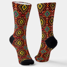 Padrão Multi Cor Indígena Tribal