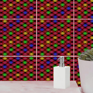 Padrão Multicolor De Verificação De Gingham
