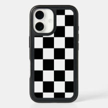 Padrão na moda preto e branco verificado