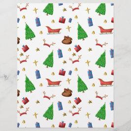 Padrão natalício em álbuns brancos e pretos