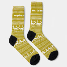 Padrão natalino amarelo clássico com renas