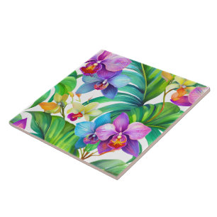 Padrão orquídeo tropical sem descontinuidades