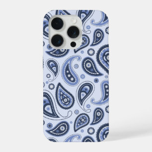 Padrão Paisley Azul