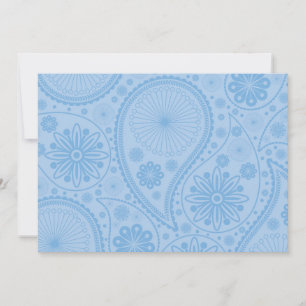 Padrão paisley azul