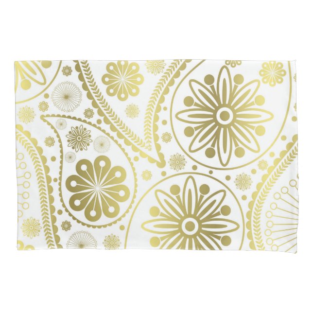 padrão paisley Dourado (Frente)