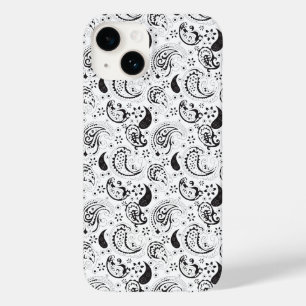 Padrão Paisley Preto e Branco – Arte Textil Elegan