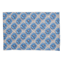 Padrão Pérola Floral Azul