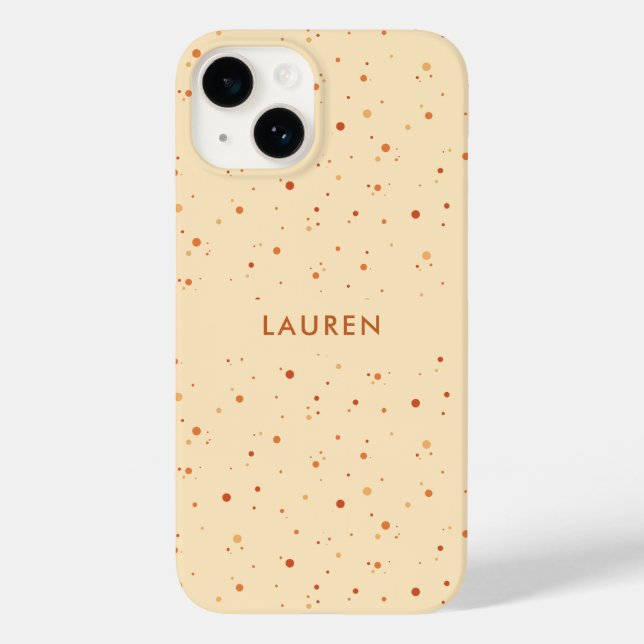 Padrão Personalizado com Tema de Outono Mínimo (Verso)
