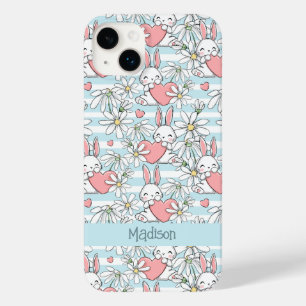 Padrão Personalizado de Bunnies de Amor de Texto