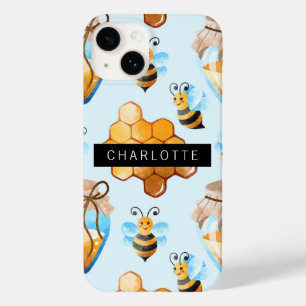 Padrão Personalizado De Colmeia De Abelhas E Mel D