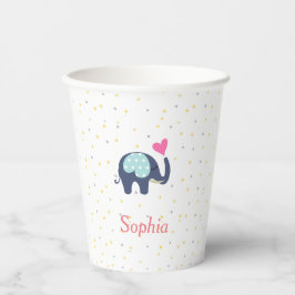 Padrão Personalizado de Elefante e Estrelas Cute