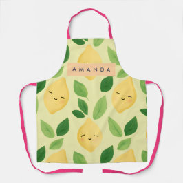 Padrão personalizado de limão sorridente de gralha