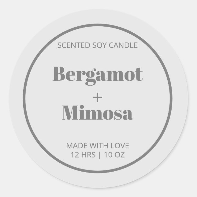 Padrão Personalizável de Etiqueta Soap Moderno (Frente)