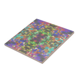 Padrão Pixelado Além das Cores do Arco-Íris