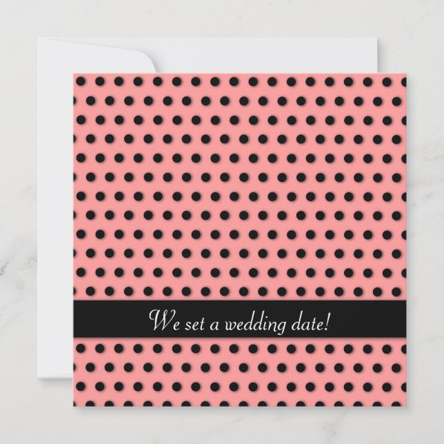 Padrão Polkadot Preto de Tinta (Frente)