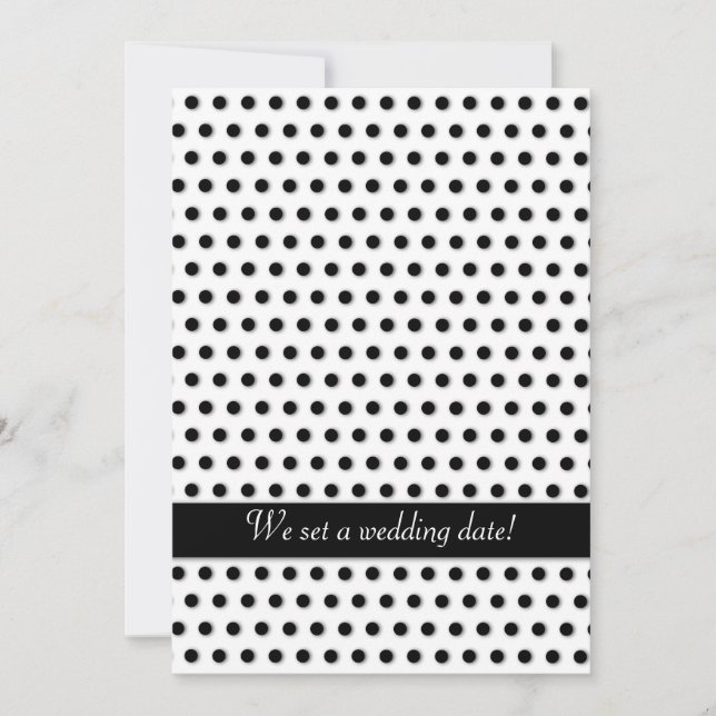 Padrão Polkadot Preto de Tinta (Frente)