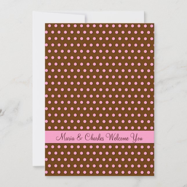 Padrão Polkadot Rosa Bebê (Frente)