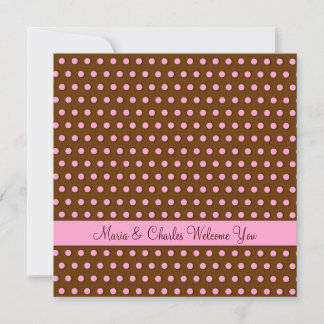 Padrão Polkadot Rosa Bebê