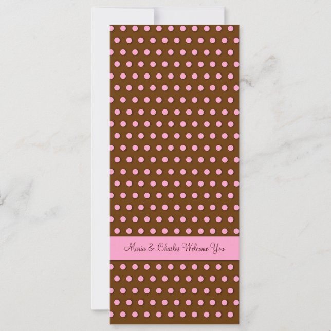 Padrão Polkadot Rosa Bebê (Frente)