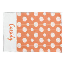 Padrão Pom De Cheerleader Laranja