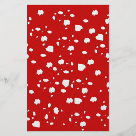 padrão ponto com toadstool vermelha