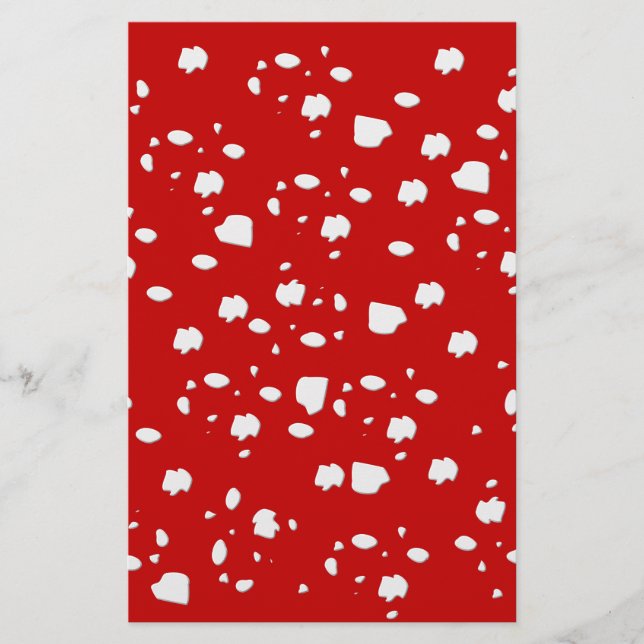 padrão ponto com toadstool vermelha (Frente)