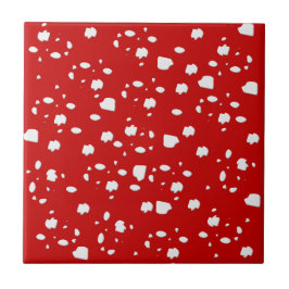 padrão ponto com toadstool vermelha