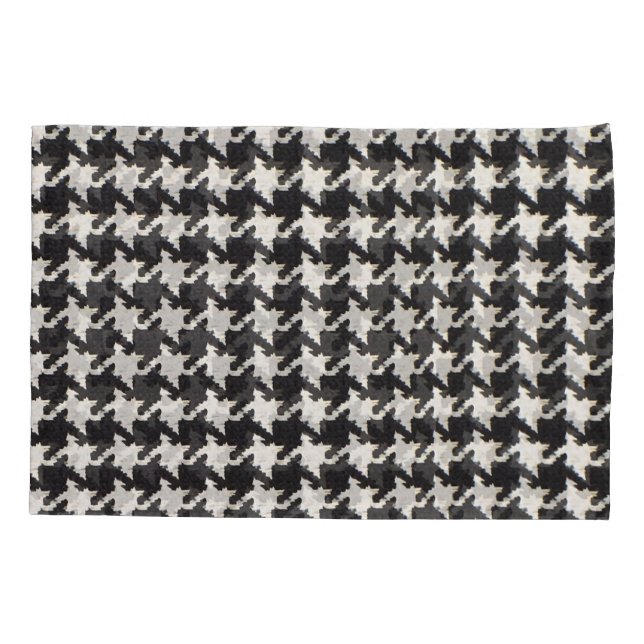Padrão Preto Branco Pied-de-Poule (Verso)