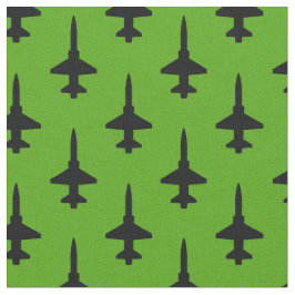 Padrão Preto de Talon T-38 no Tecido Verde