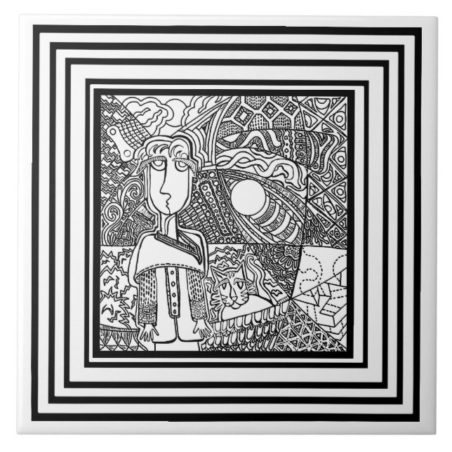 Padrão preto e branco (Frente)