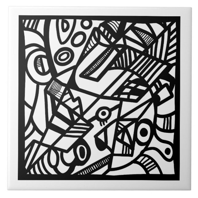 Padrão preto e branco (Frente)