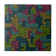 Padrão Preto Trendy 80s