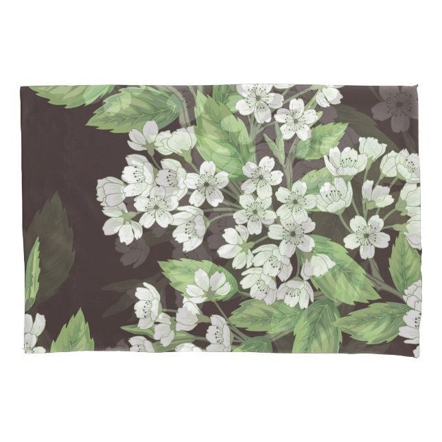 padrão primavera, ramos verdes sem soldadura. (Frente)