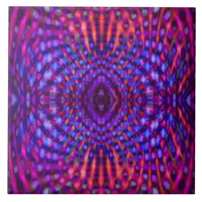 Padrão psicodélico colorido (Frente)