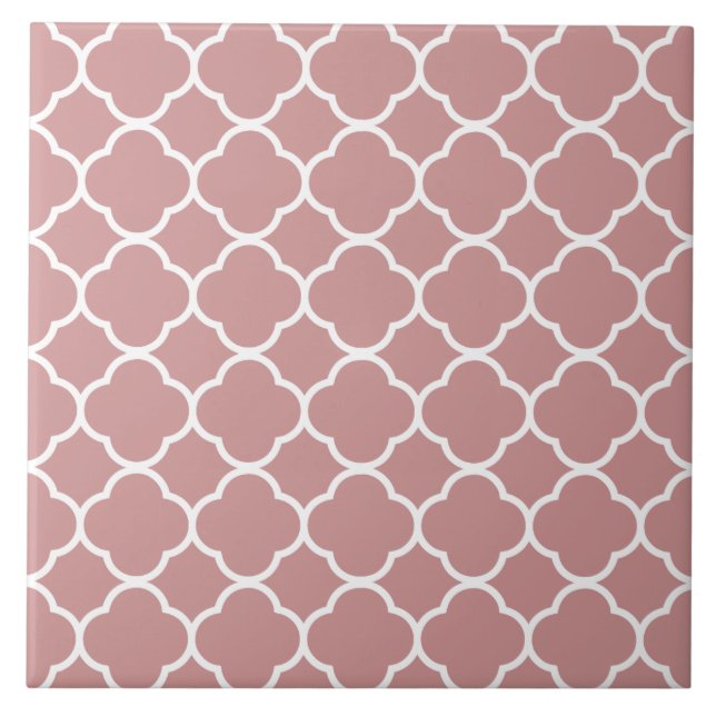 Padrão Quatrefoil Rosa (Frente)