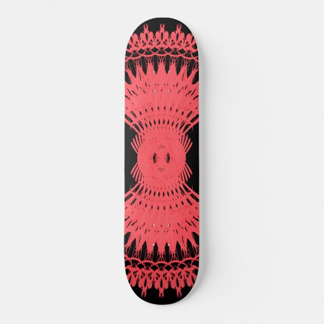 Padrão Radial Decorativo: skate (Frente)