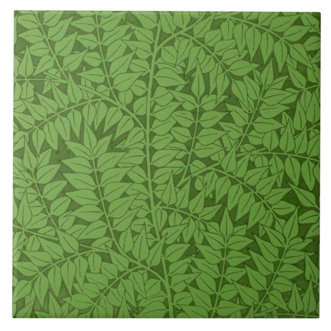 Padrão Ramo Verde (Arte da Selva) (William Morris) (Frente)