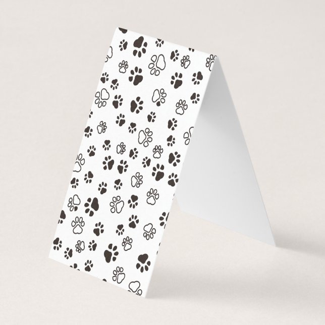 Padrão repetido de patas de Cat (Verso)