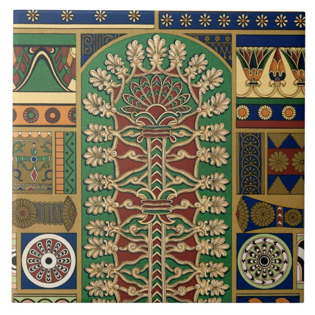 Padrão Retro Assírio (Frente)