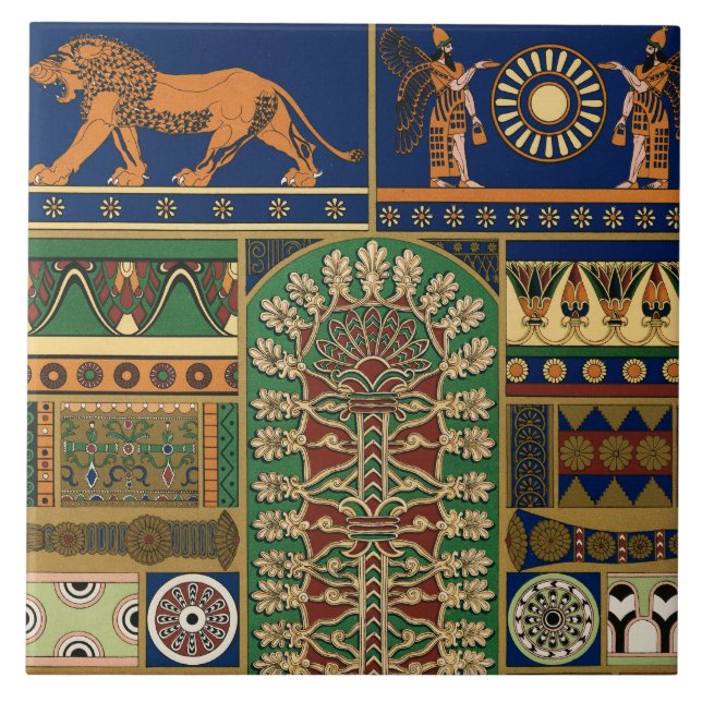 Padrão Retro Assírio (Frente)