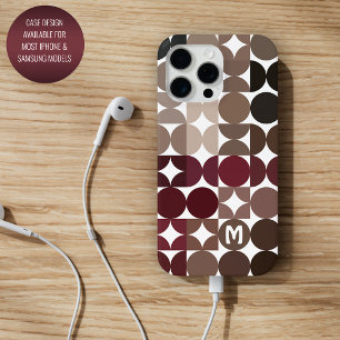 Padrão Retroativo Maroon Vermelho bege castanho Ta