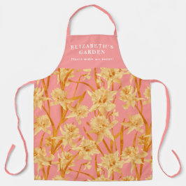 Padrão Romântico de Daffodil de Aquarela Personali