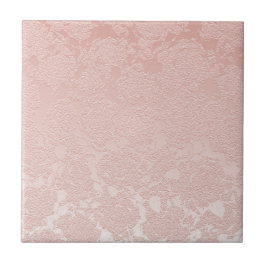 Padrão Rosa Blush Floral Moderno