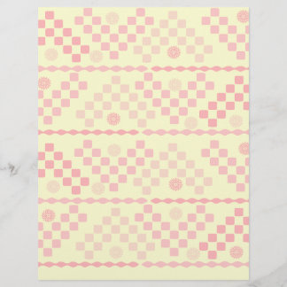 Padrão rosa e amarelo