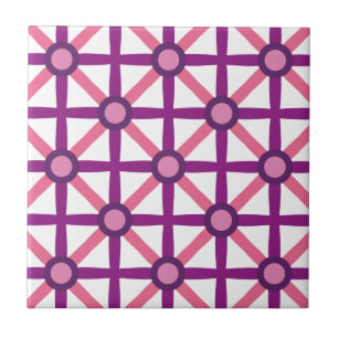 Padrão Rosa e Roxo Funky