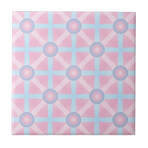 Padrão Rosa Fofo, Roxo e Azul Claro