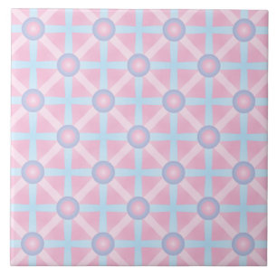 Padrão Rosa Fofo, Roxo e Azul Claro
