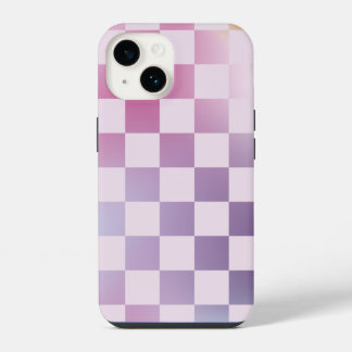 Padrão Roxo Gradiente Xadrez Retrô