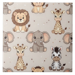 Padrão Safari Bebê Neutro