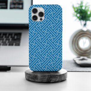 Padrão Sayagata, japonês, azul e azul-bebê